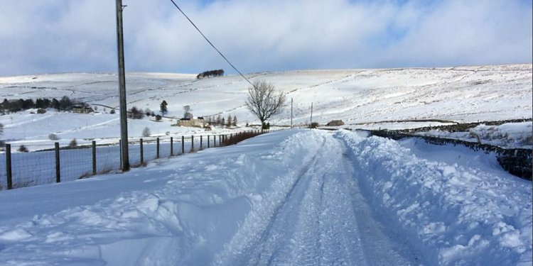 Snow at Carrshield Hexham