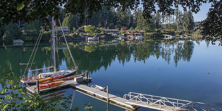 Our dock and bay