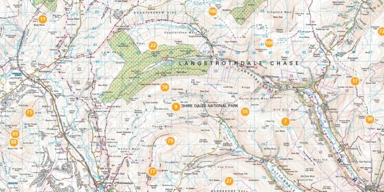 The Dales Tops Interactive Map