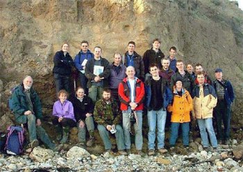 Team photograph by Dave Roberts from the Northumberland coast