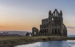 The haunting remains of Whitby Abbey inspired Bram Stoker's horror novel, Dracula