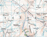 Map of Yorkshire Dales National Park
